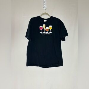 Black Graphic Short Sleeve Tee